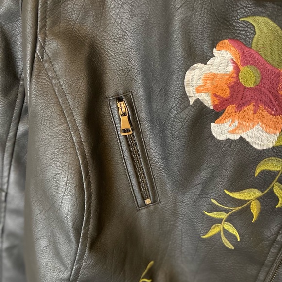 Ly Varey Lin Faux Leather Moto Jacket - Picture 6 of 12